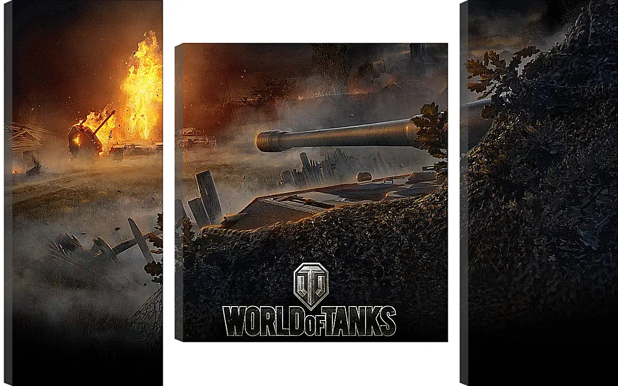 Модульная картина - World Of Tanks