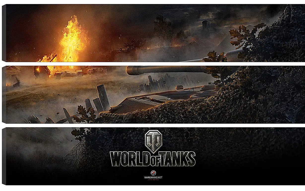 Модульная картина - World Of Tanks