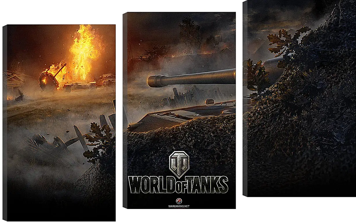 Модульная картина - World Of Tanks