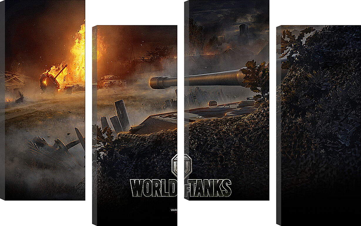 Модульная картина - World Of Tanks