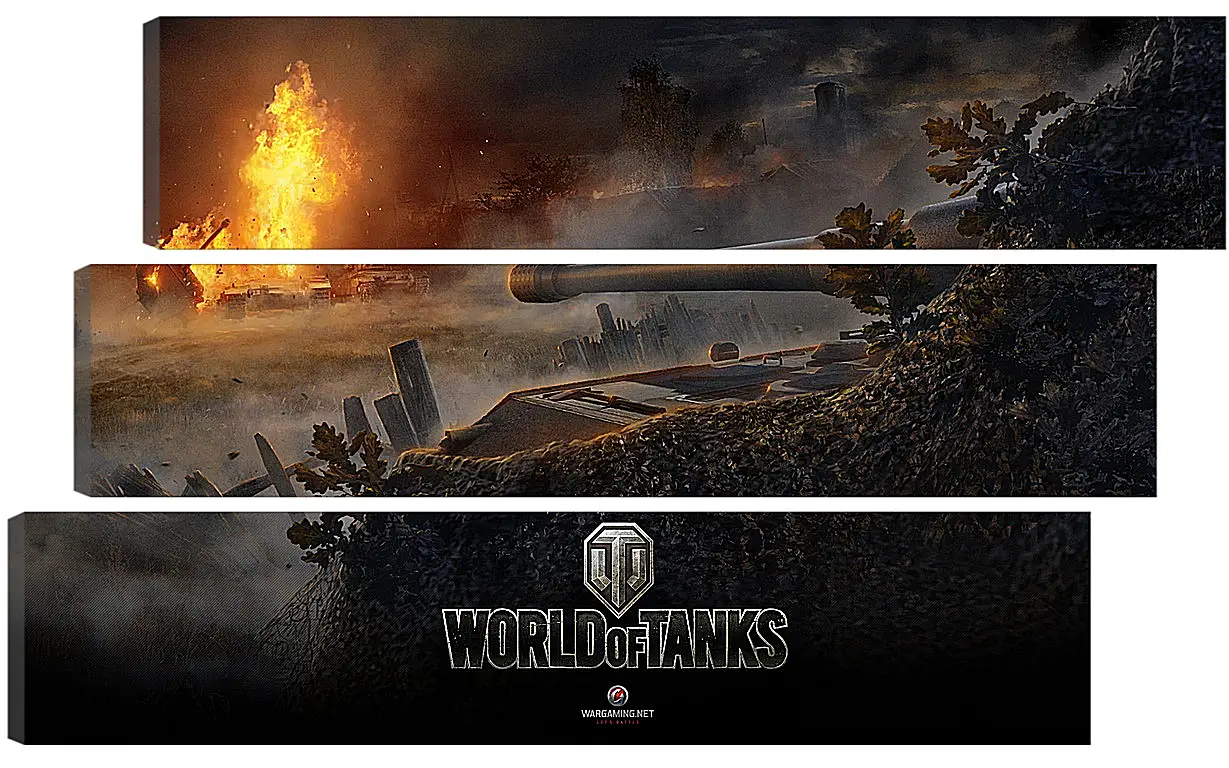 Модульная картина - World Of Tanks