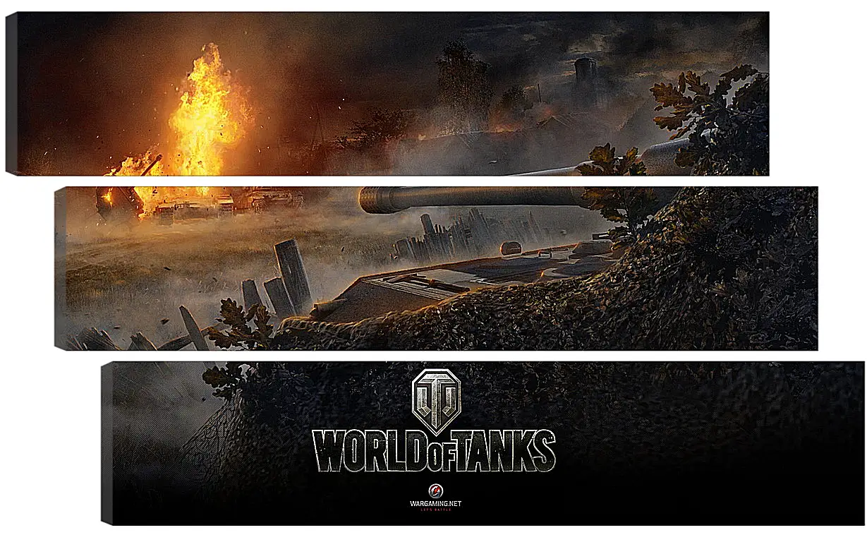 Модульная картина - World Of Tanks