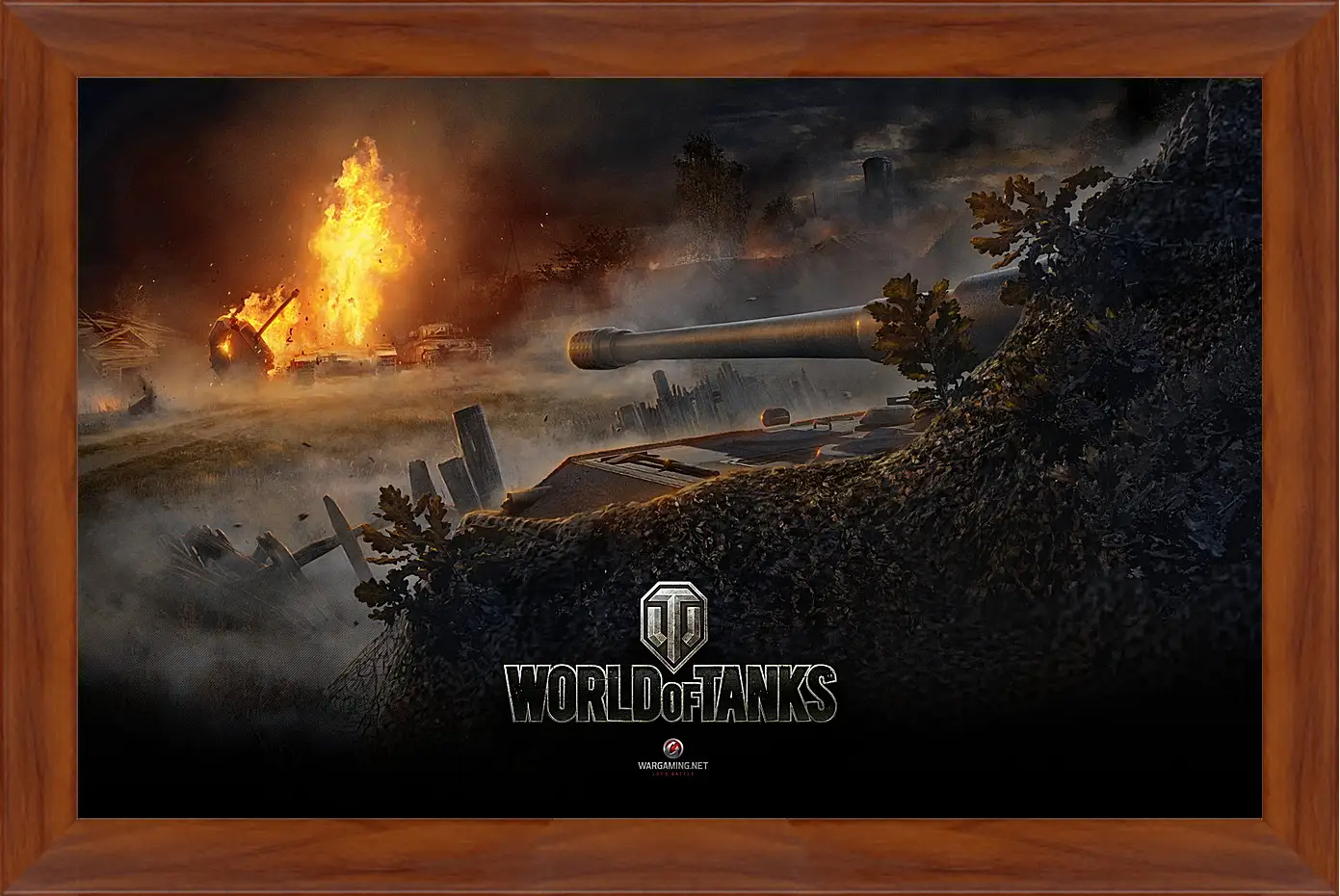 Картина в раме - World Of Tanks