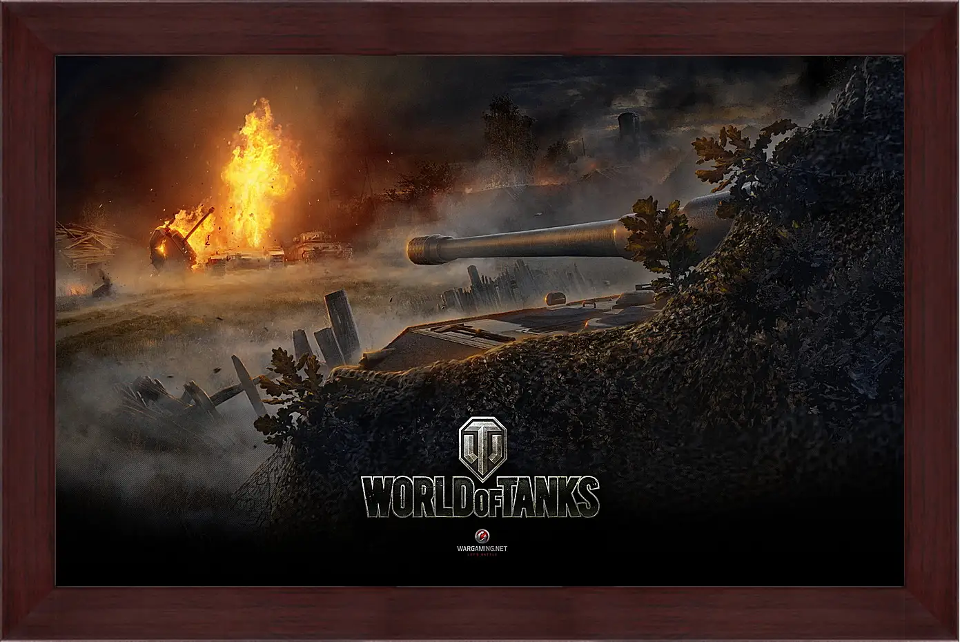 Картина в раме - World Of Tanks