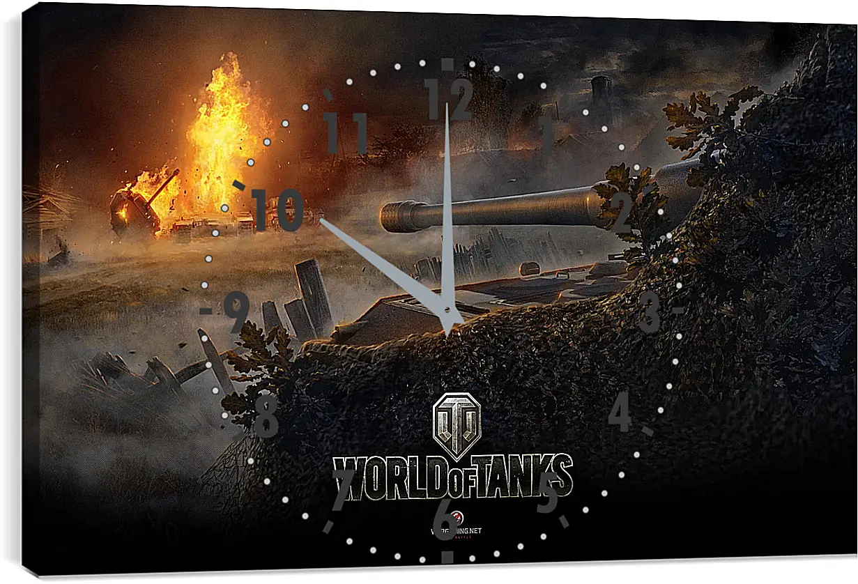 Часы картина - World Of Tanks