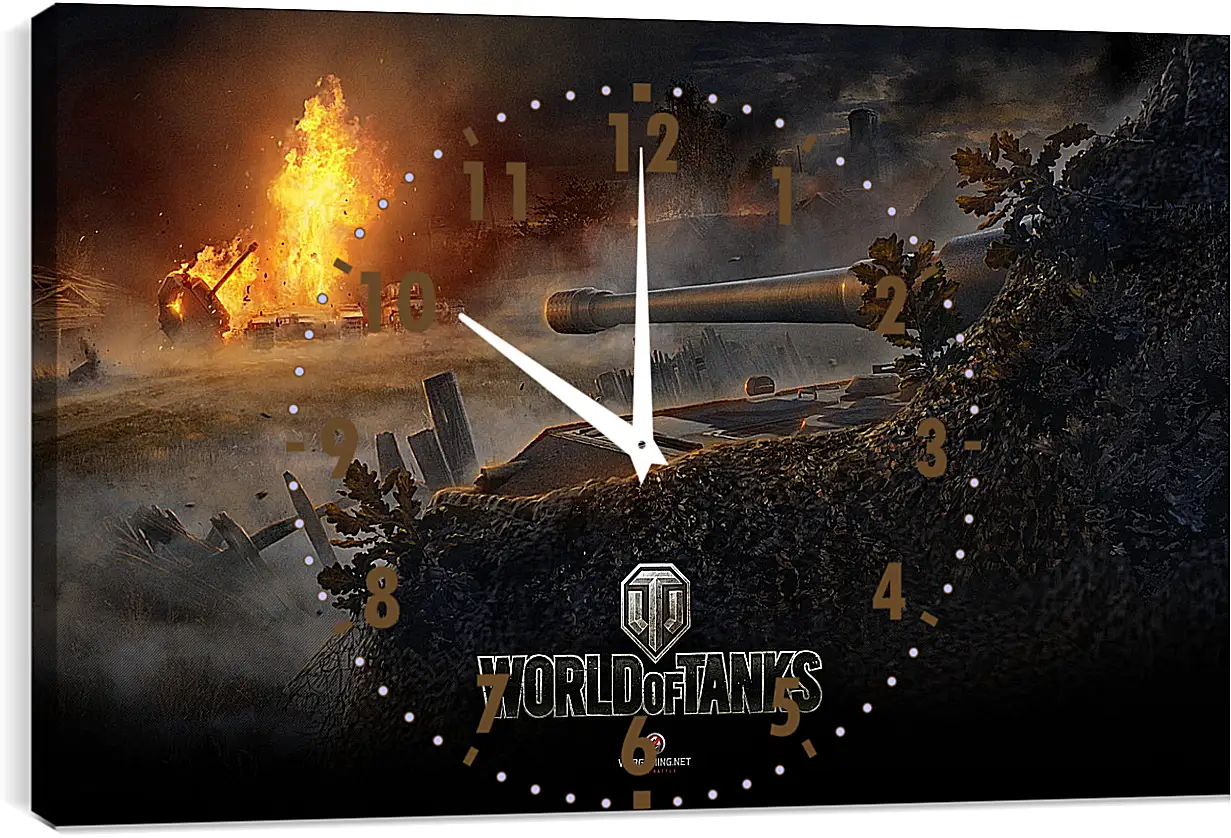 Часы картина - World Of Tanks