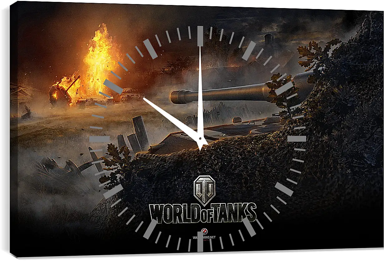 Часы картина - World Of Tanks