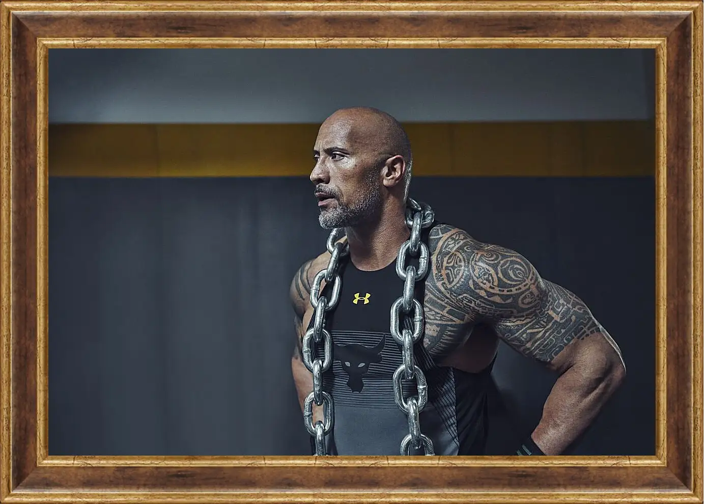 Картина в раме - Dwayne Douglas Johnson. Дуэйн Джонсон (Скала)