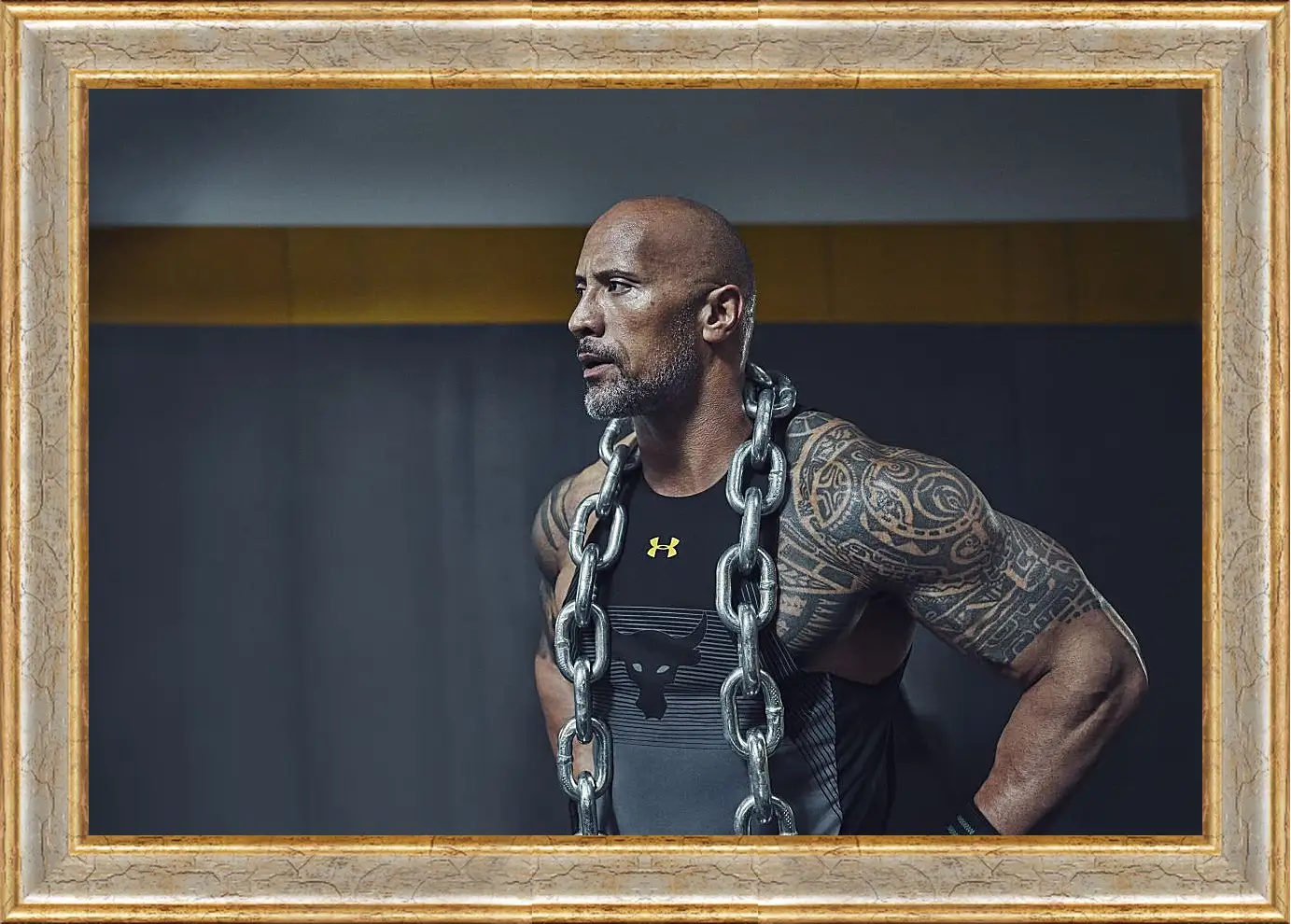 Картина в раме - Dwayne Douglas Johnson. Дуэйн Джонсон (Скала)