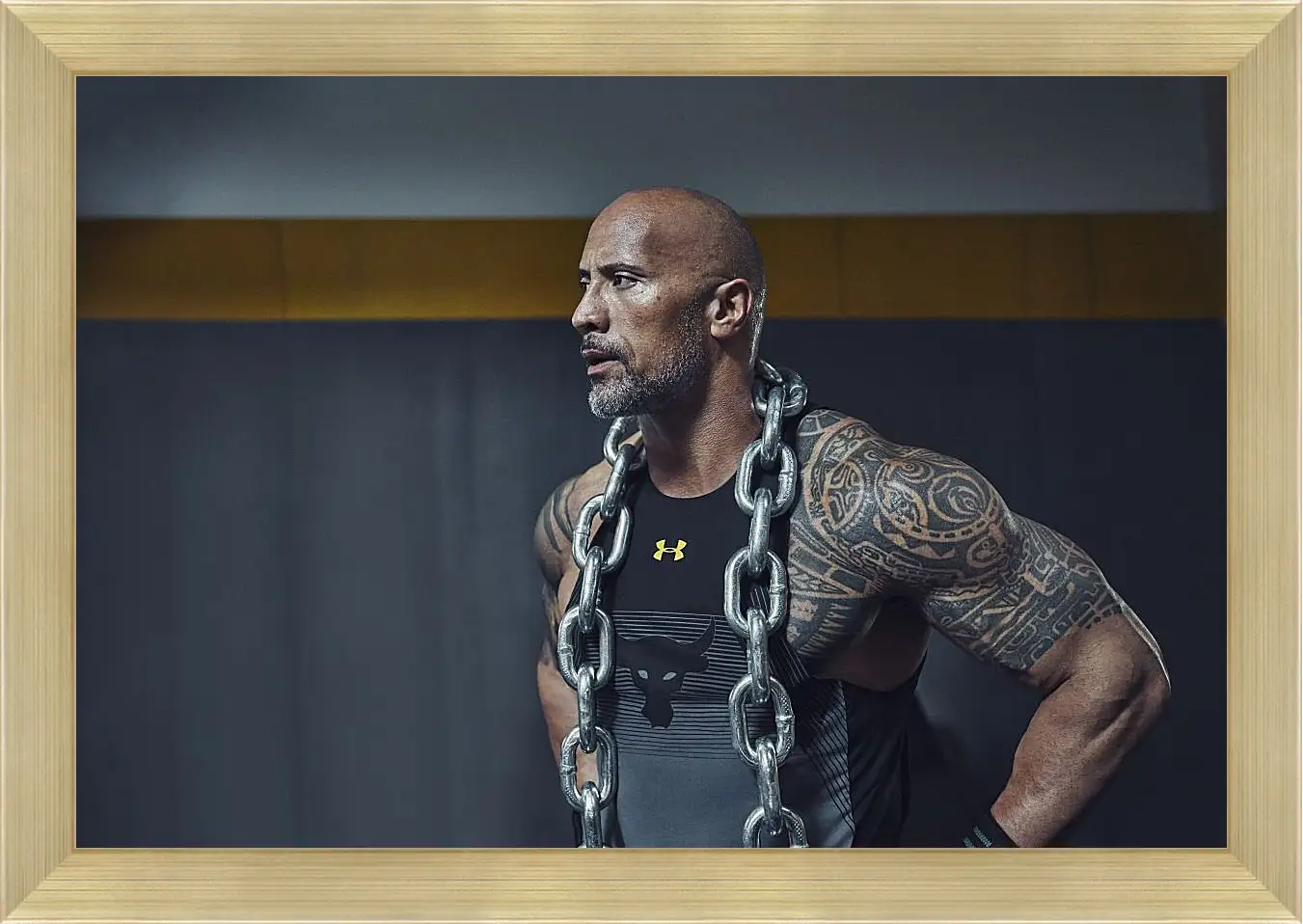 Картина в раме - Dwayne Douglas Johnson. Дуэйн Джонсон (Скала)