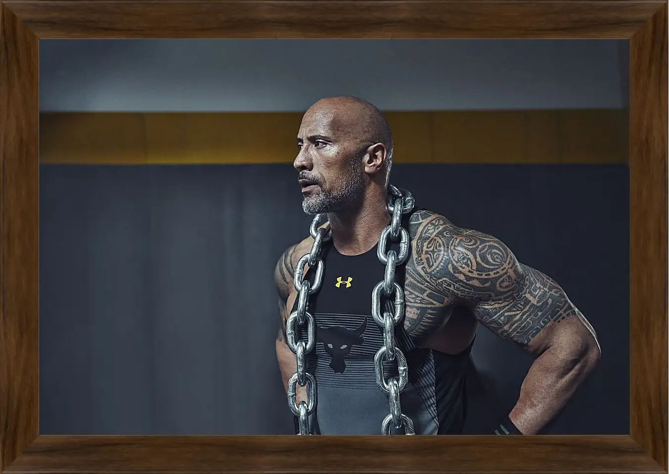 Картина в раме - Dwayne Douglas Johnson. Дуэйн Джонсон (Скала)