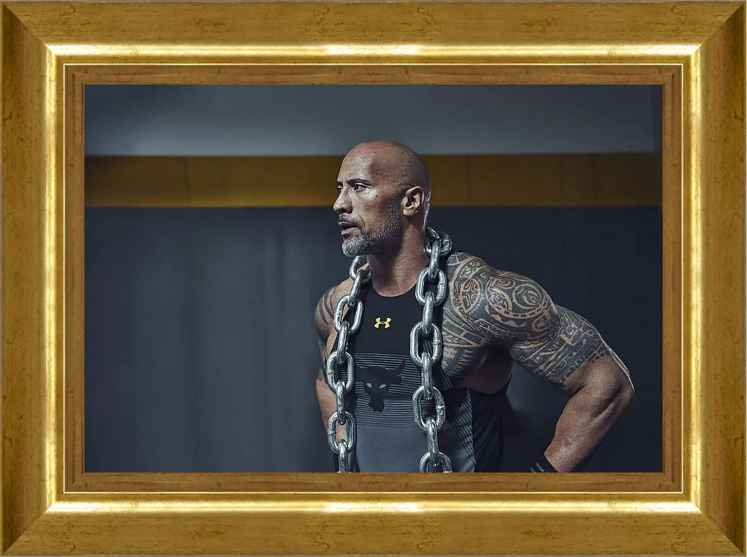 Картина в раме - Dwayne Douglas Johnson. Дуэйн Джонсон (Скала)