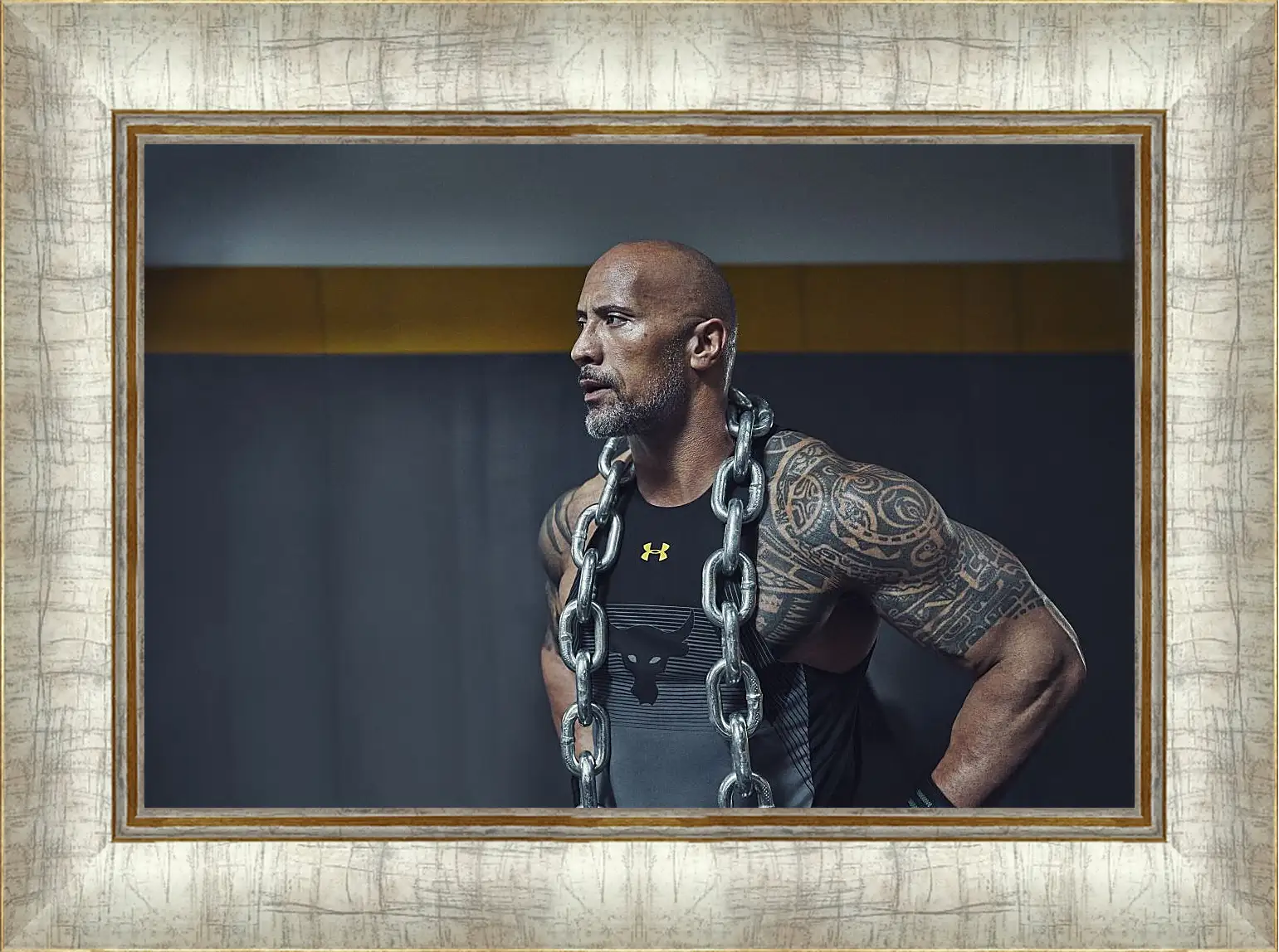 Картина в раме - Dwayne Douglas Johnson. Дуэйн Джонсон (Скала)