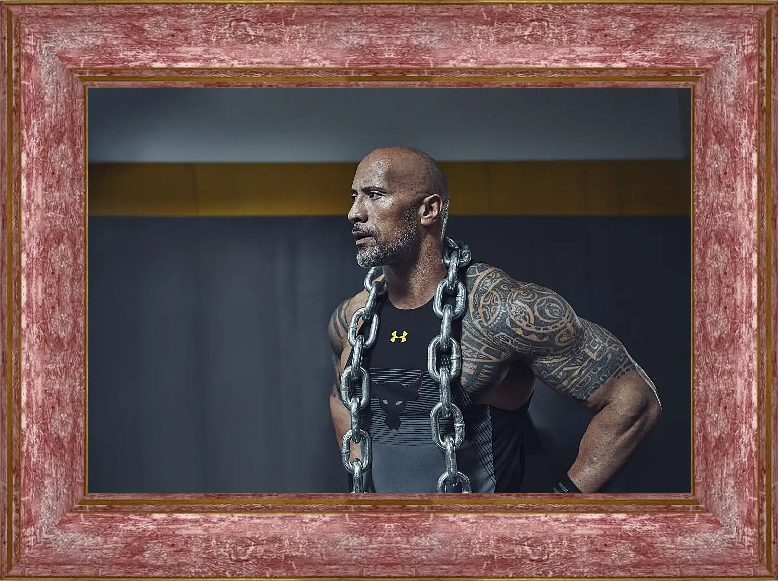 Картина в раме - Dwayne Douglas Johnson. Дуэйн Джонсон (Скала)