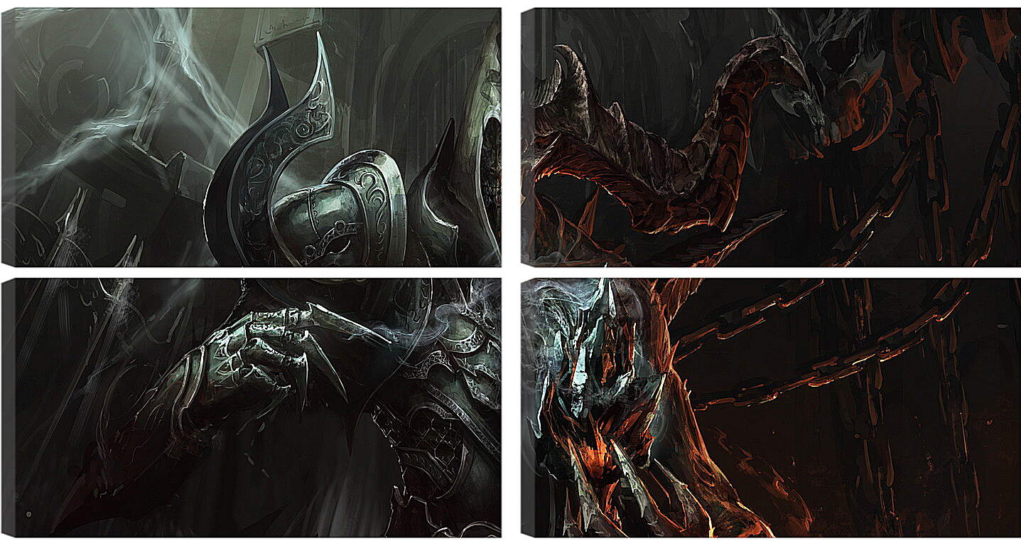 Модульная картина - Diablo III: Reaper Of Souls