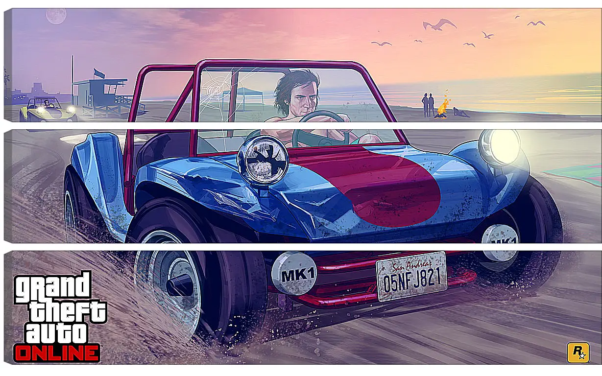 Модульная картина - Grand Theft Auto V