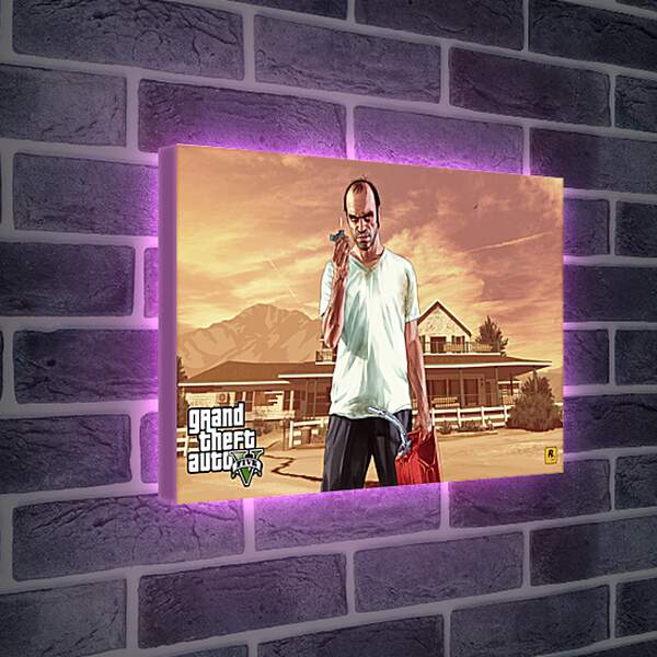 Лайтбокс световая панель - Grand Theft Auto V