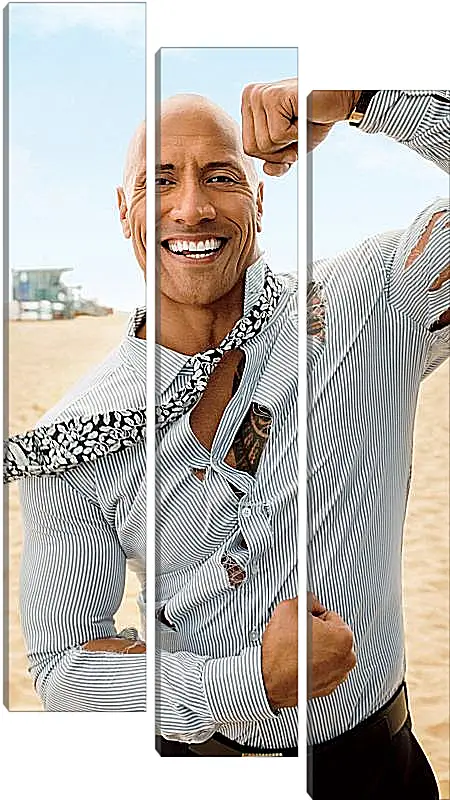 Модульная картина - Dwayne Douglas Johnson. Дуэйн Джонсон (Скала)