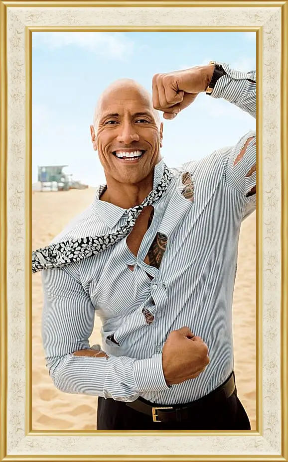 Картина в раме - Dwayne Douglas Johnson. Дуэйн Джонсон (Скала)