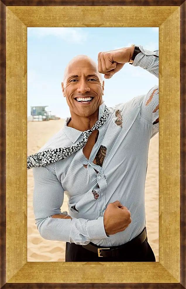 Картина в раме - Dwayne Douglas Johnson. Дуэйн Джонсон (Скала)