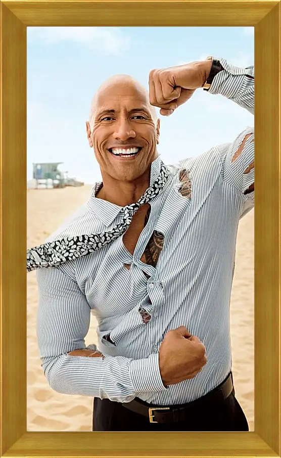 Картина в раме - Dwayne Douglas Johnson. Дуэйн Джонсон (Скала)