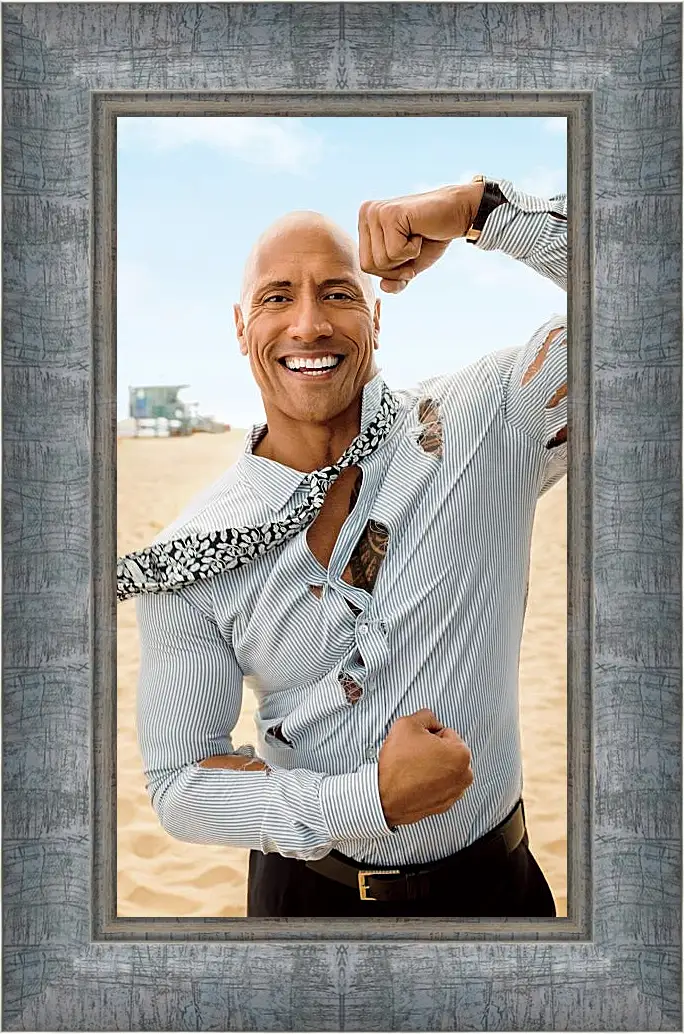 Картина в раме - Dwayne Douglas Johnson. Дуэйн Джонсон (Скала)