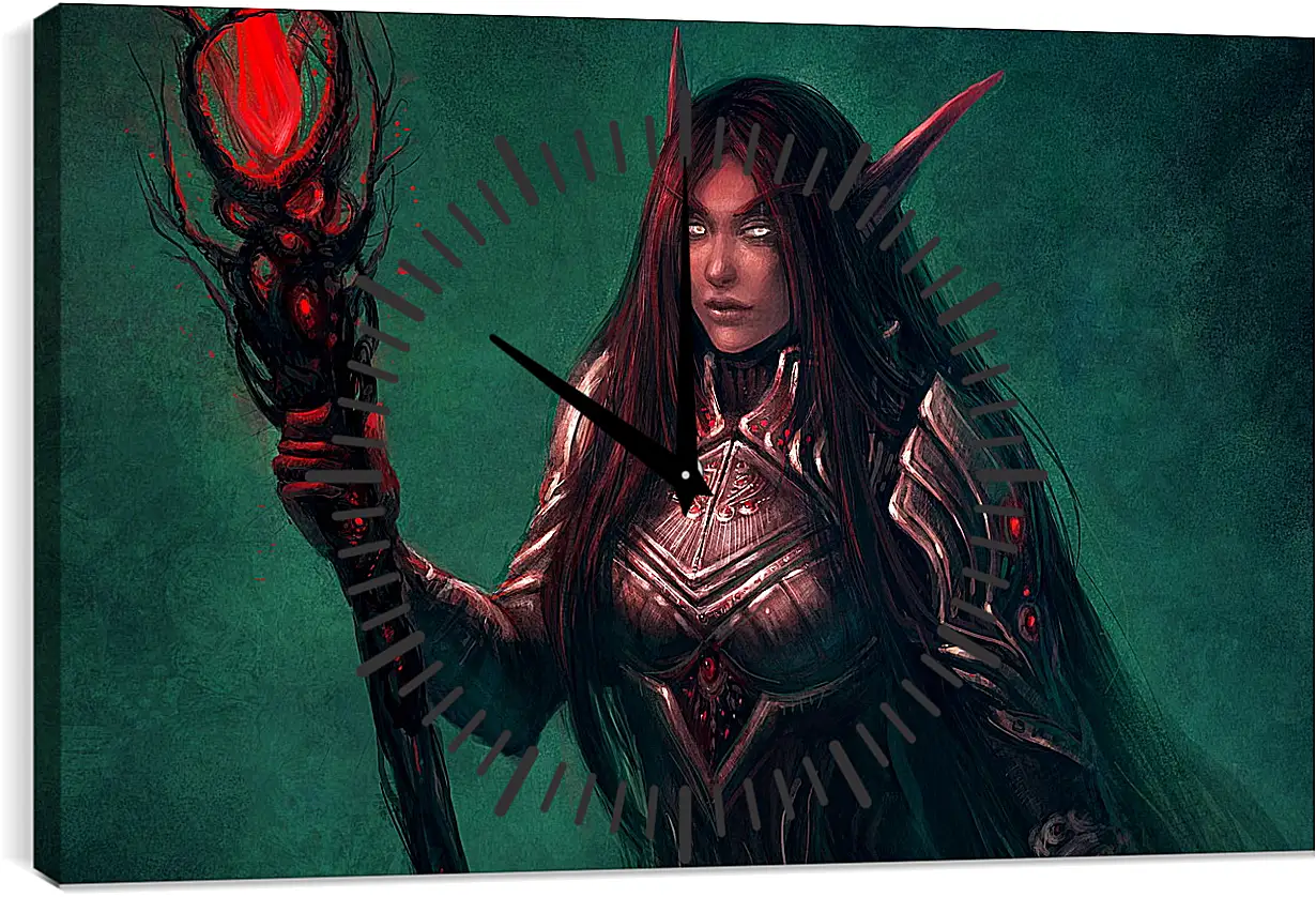 Часы картина - World Of Warcraft