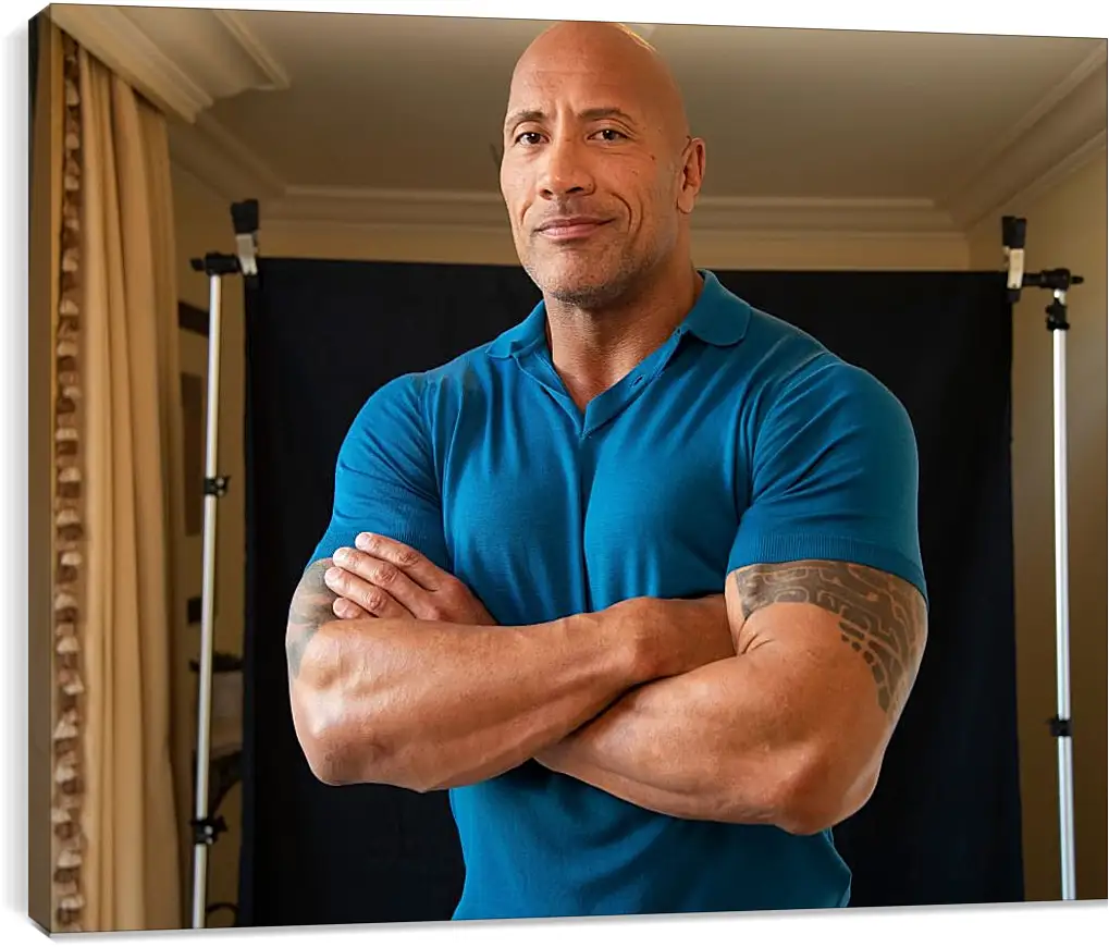 Постер и плакат - Dwayne Douglas Johnson. Дуэйн Джонсон (Скала)