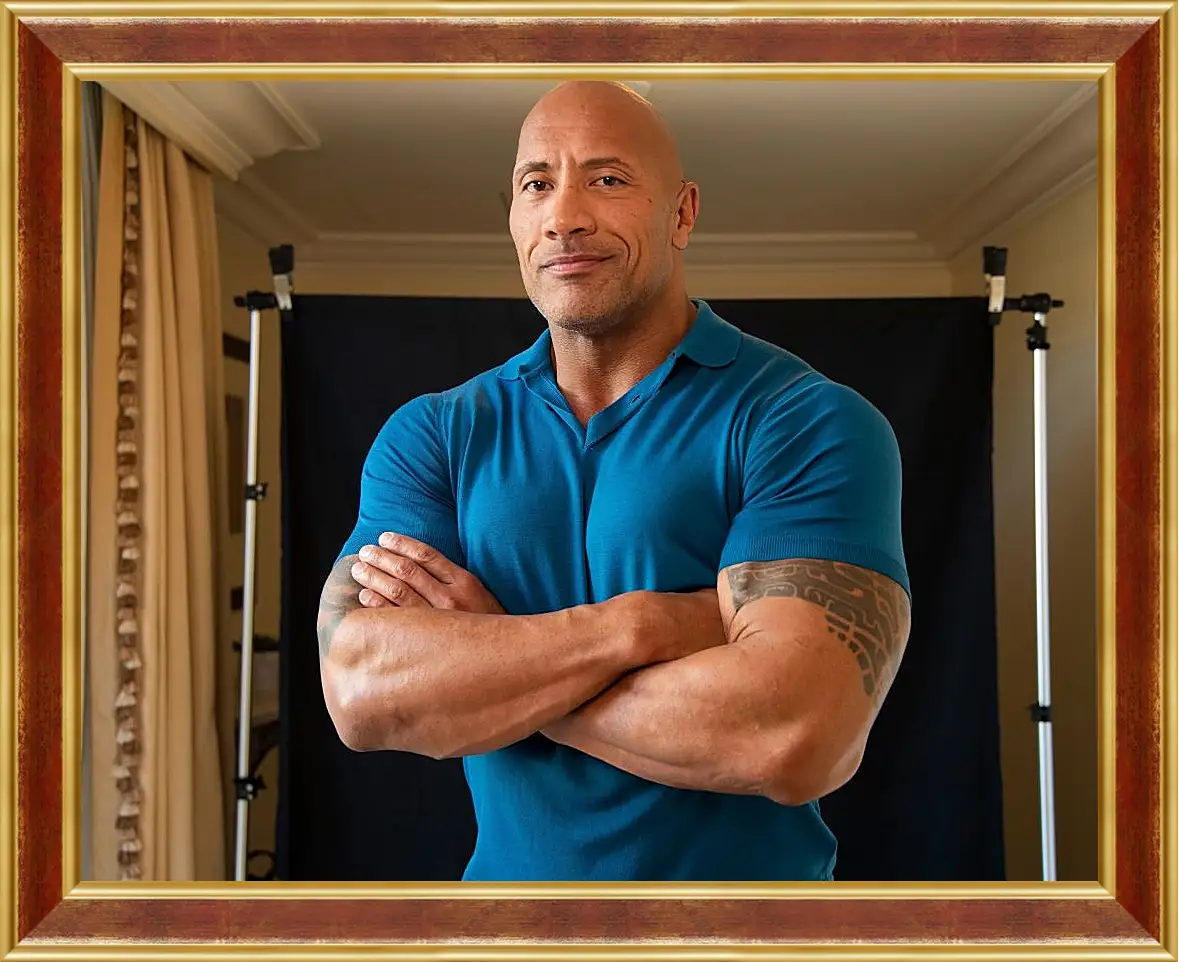 Картина в раме - Dwayne Douglas Johnson. Дуэйн Джонсон (Скала)