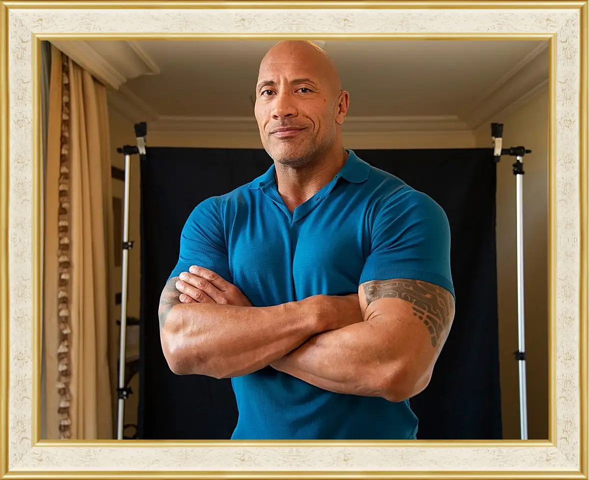 Картина в раме - Dwayne Douglas Johnson. Дуэйн Джонсон (Скала)