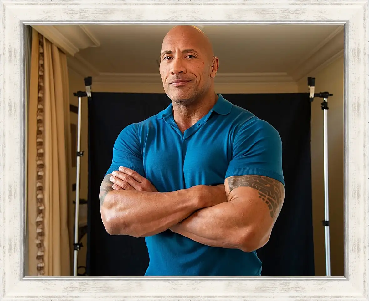 Картина в раме - Dwayne Douglas Johnson. Дуэйн Джонсон (Скала)