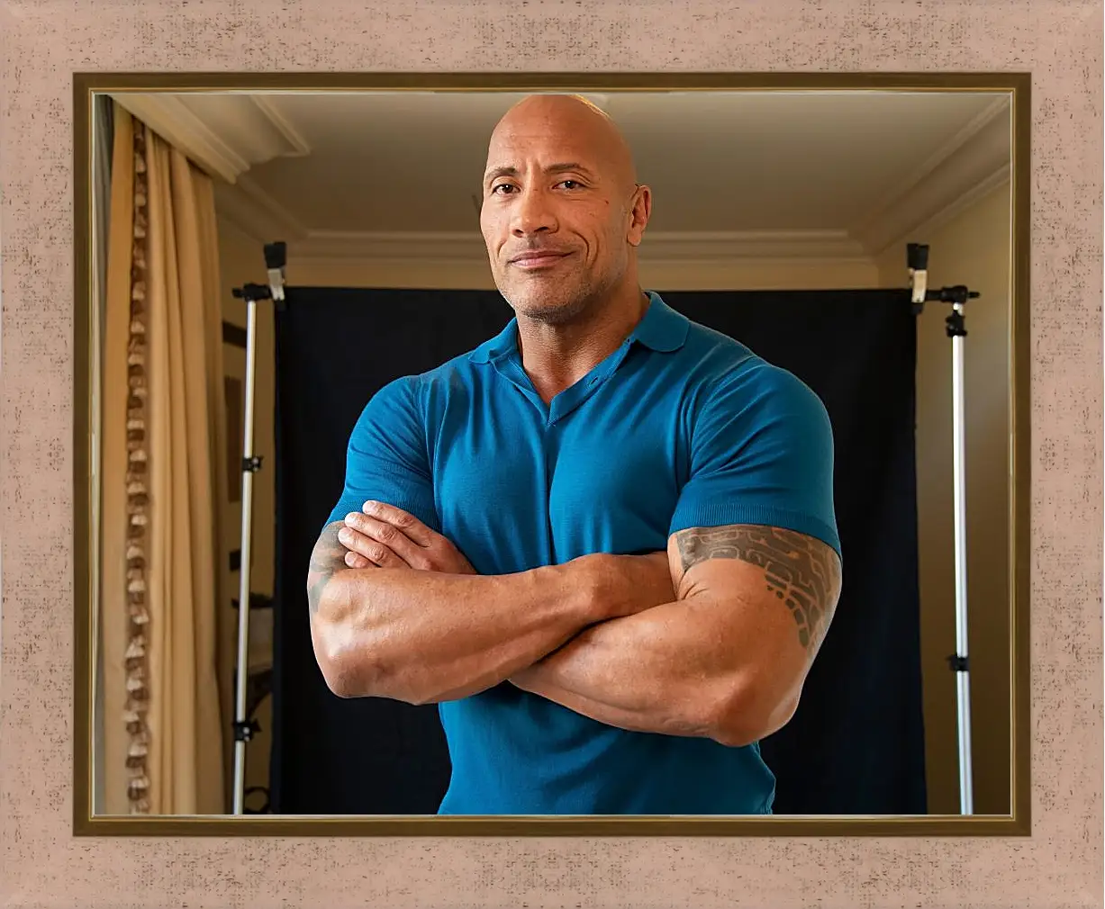 Картина в раме - Dwayne Douglas Johnson. Дуэйн Джонсон (Скала)