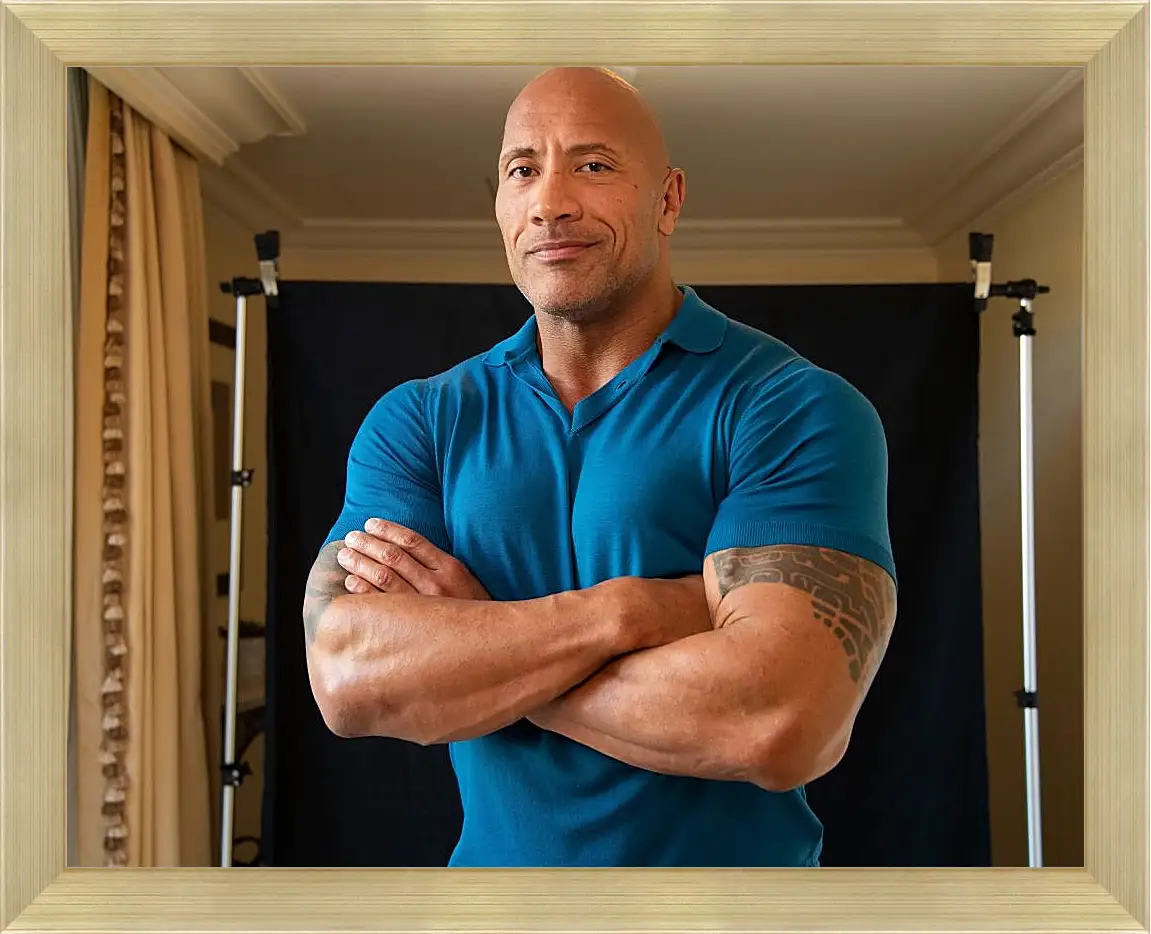 Картина в раме - Dwayne Douglas Johnson. Дуэйн Джонсон (Скала)