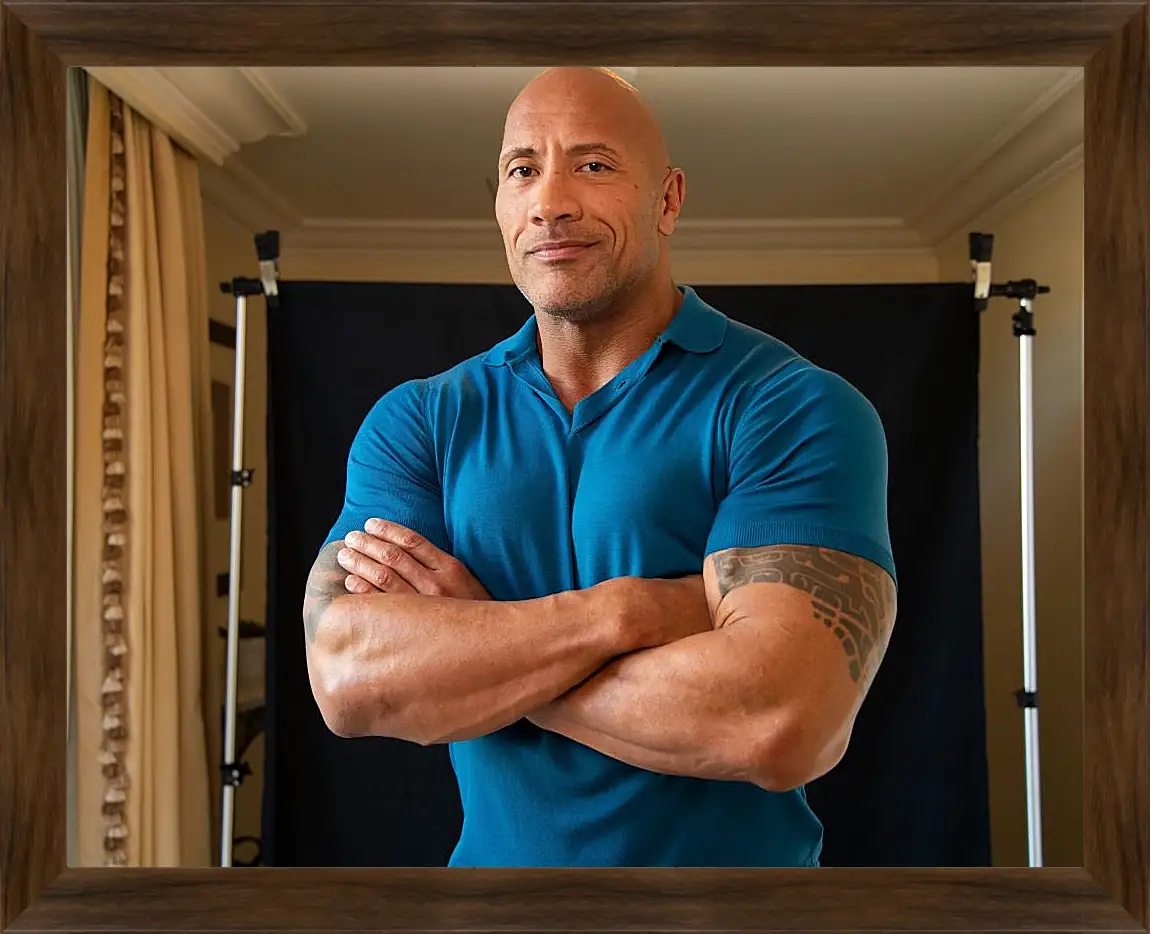 Картина в раме - Dwayne Douglas Johnson. Дуэйн Джонсон (Скала)