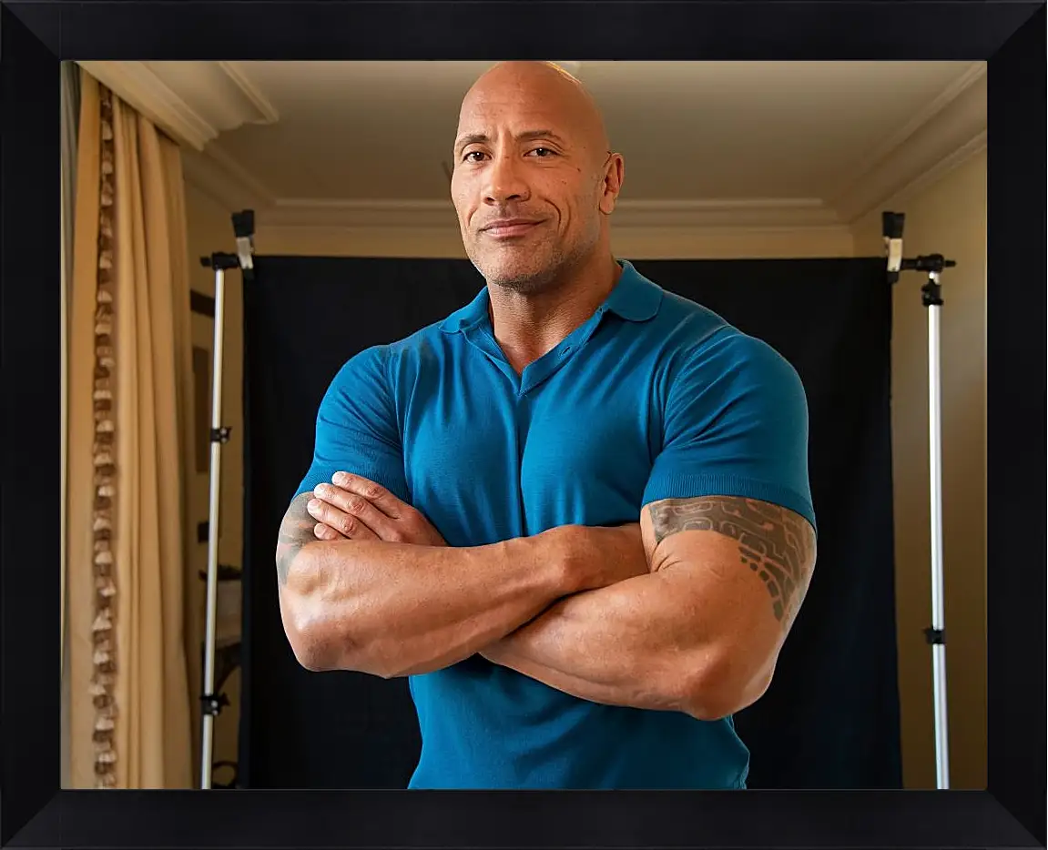 Картина в раме - Dwayne Douglas Johnson. Дуэйн Джонсон (Скала)