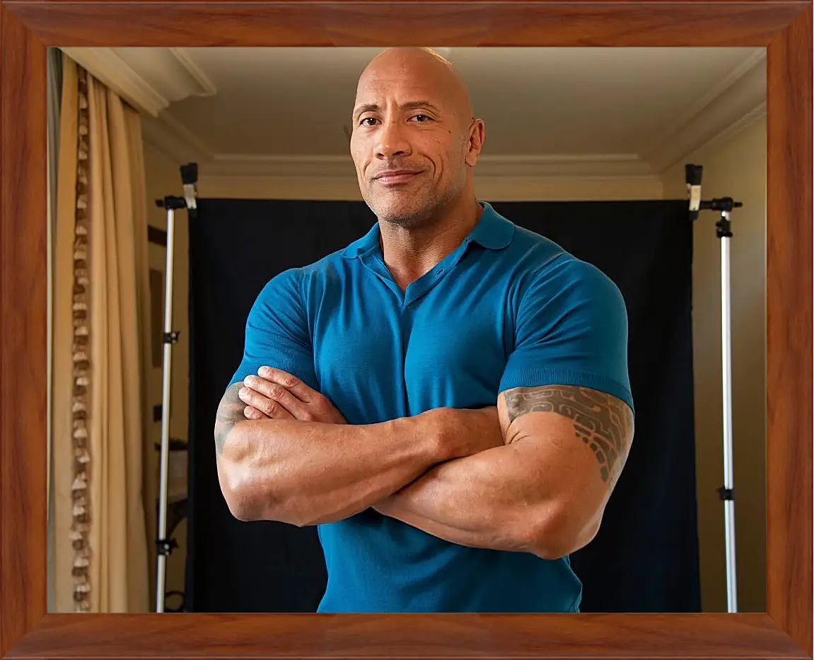 Картина в раме - Dwayne Douglas Johnson. Дуэйн Джонсон (Скала)