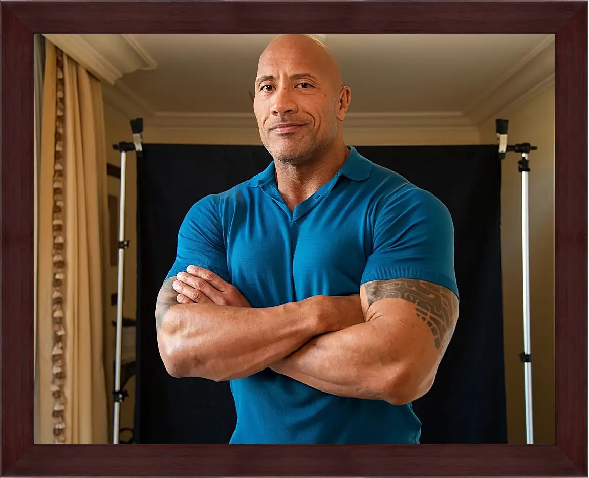 Картина в раме - Dwayne Douglas Johnson. Дуэйн Джонсон (Скала)