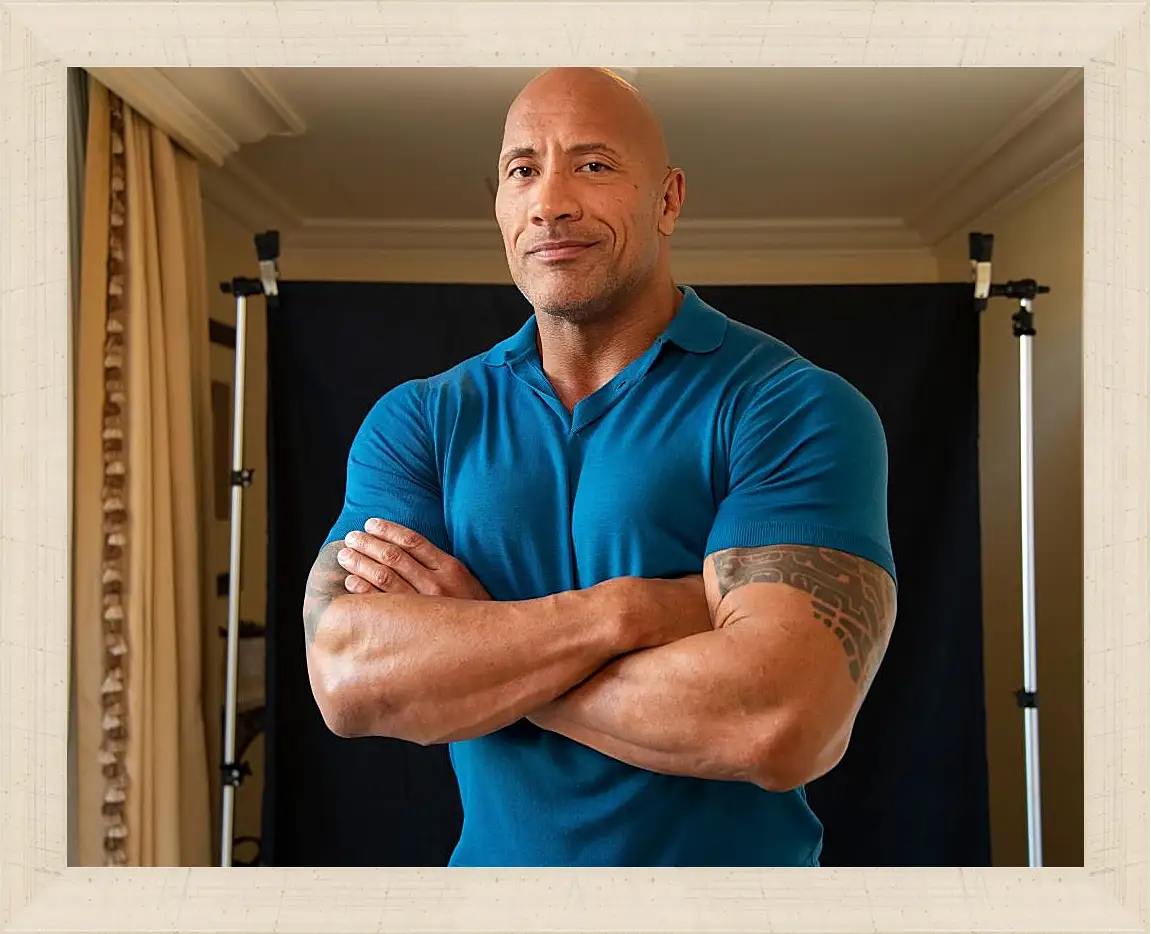 Картина в раме - Dwayne Douglas Johnson. Дуэйн Джонсон (Скала)