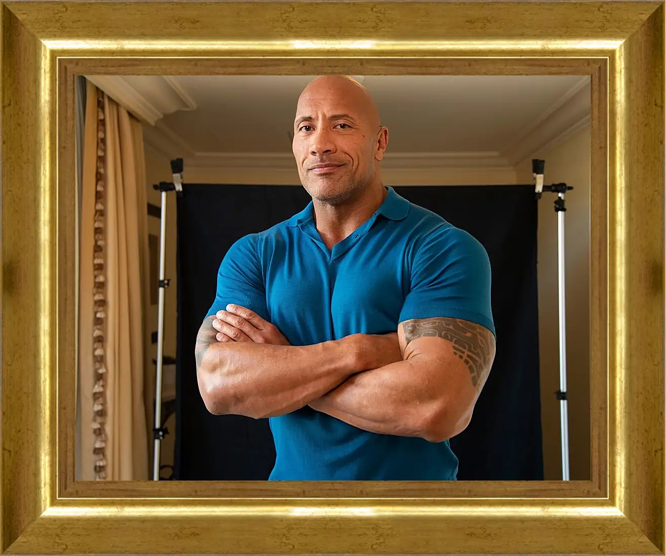 Картина в раме - Dwayne Douglas Johnson. Дуэйн Джонсон (Скала)