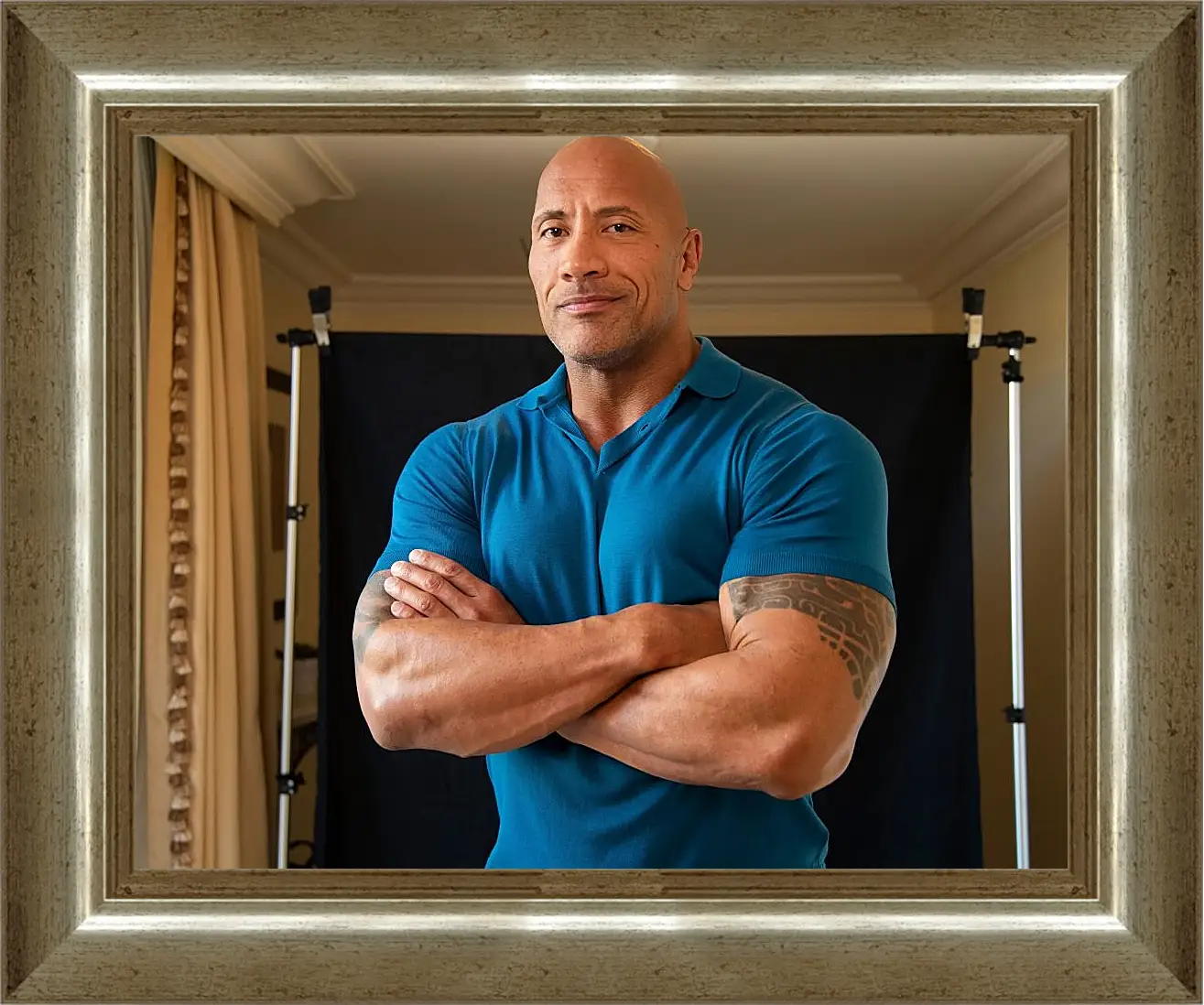 Картина в раме - Dwayne Douglas Johnson. Дуэйн Джонсон (Скала)