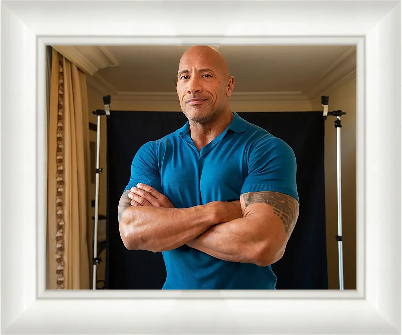 Картина в раме - Dwayne Douglas Johnson. Дуэйн Джонсон (Скала)