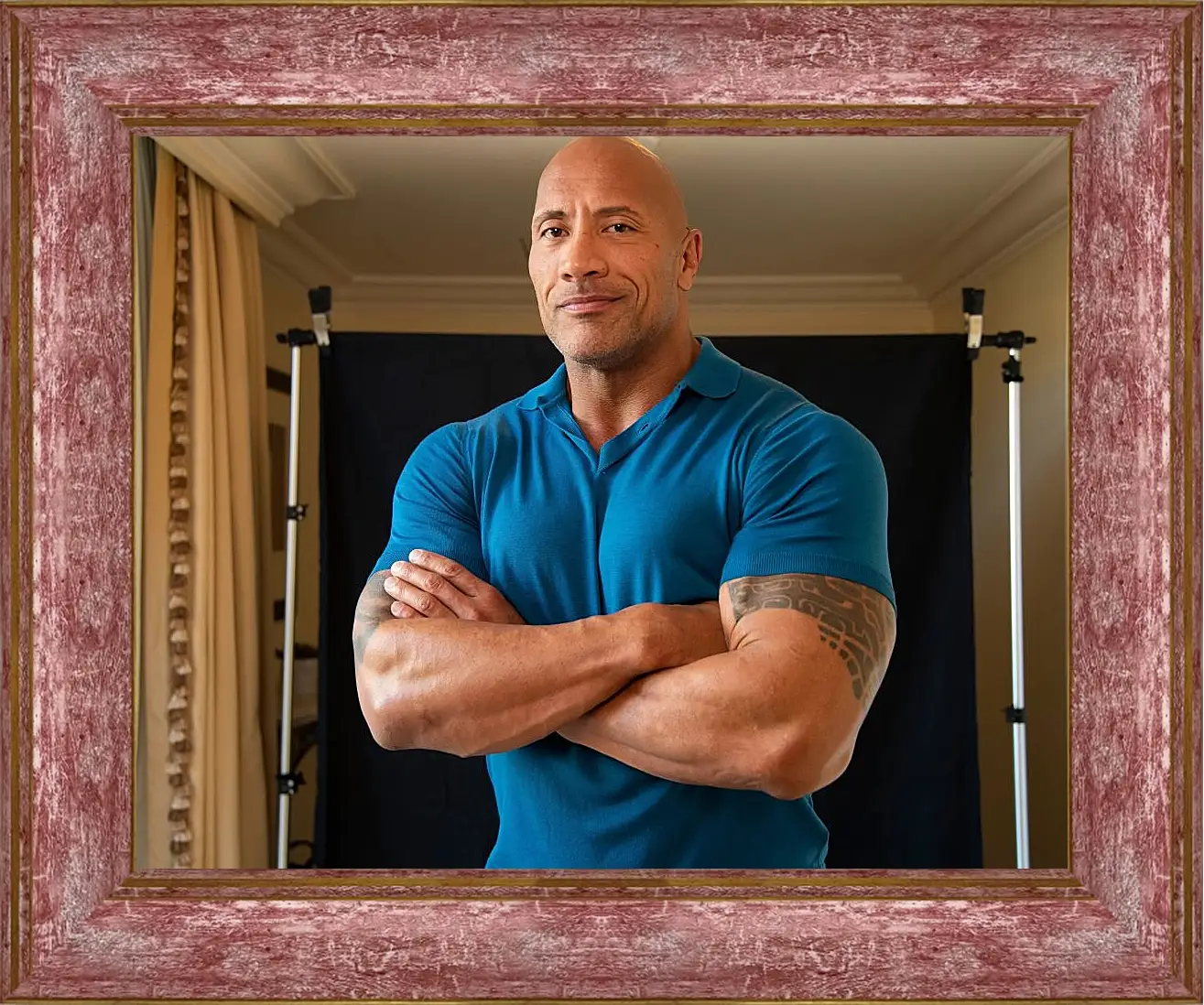 Картина в раме - Dwayne Douglas Johnson. Дуэйн Джонсон (Скала)
