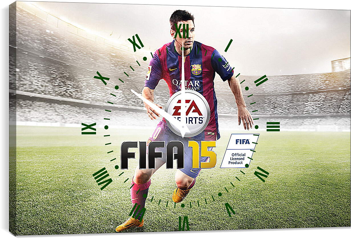 Часы картина - FIFA 15
