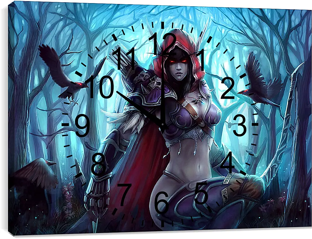 Часы картина - World Of Warcraft