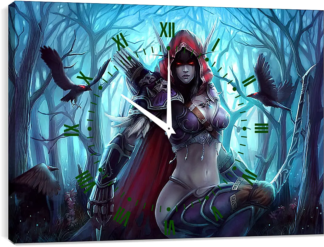 Часы картина - World Of Warcraft