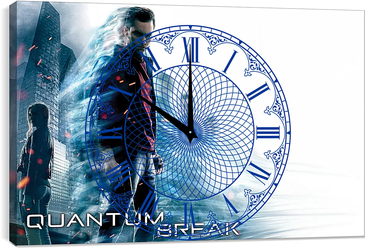 Часы картина - Quantum Break
