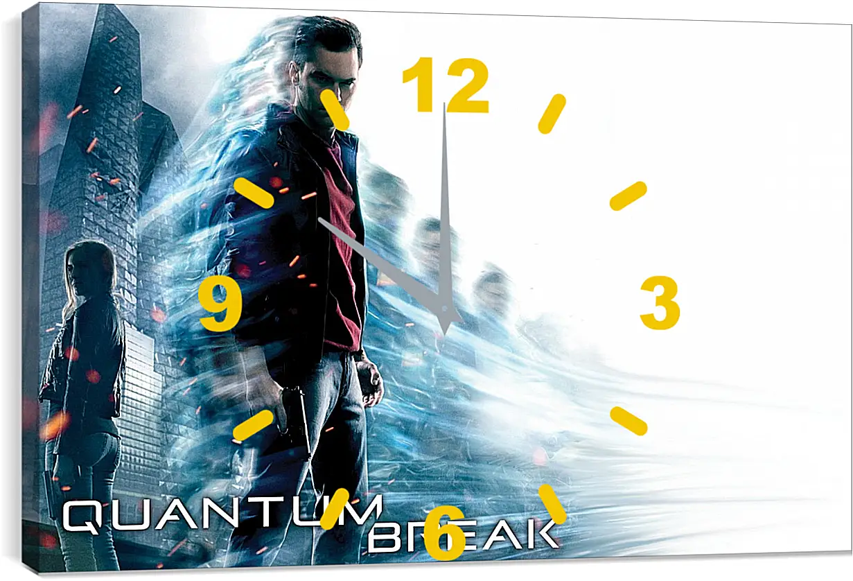 Часы картина - Quantum Break
