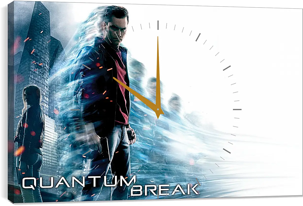 Часы картина - Quantum Break
