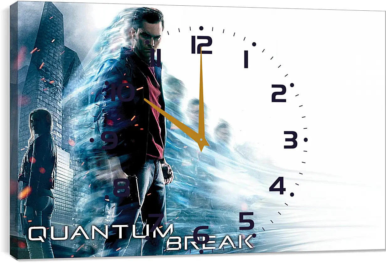 Часы картина - Quantum Break
