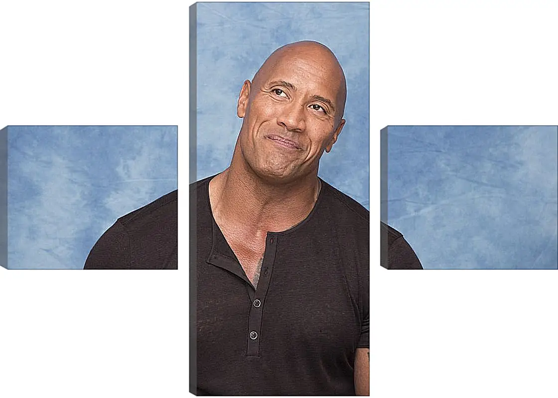 Модульная картина - Dwayne Douglas Johnson. Дуэйн Джонсон (Скала)